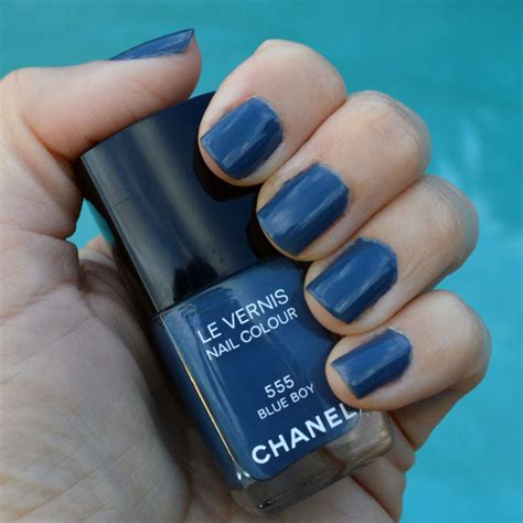 chanel blue boy nail polish.